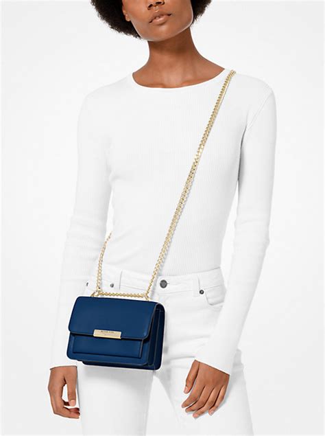 michael kors jade extra small leather crossbody bag|Michael Kors pebbled leather handbags.